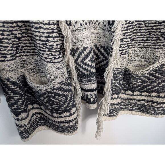 J. Jill Willow Fringe Marled Wool Blend Sweater Cardigan - Picture 4 of 9